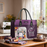 BloomNeedle SoulStitch Bloom Personalized Leather Bag