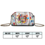 BloomNeedle Sew Much To Do Leather Crossbody Bag