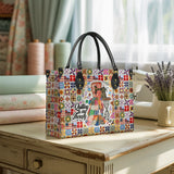 BloomNeedle Therapy Stitch Leather Bag