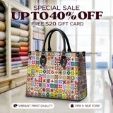 BloomNeedle Fifty Patchwork States Leather Bag