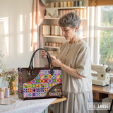 BloomNeedle From Scraps To Soul Leather Bag