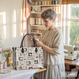 BloomNeedle SewBloom Charm Leather Bag