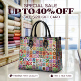 BloomNeedle Patchwork Melody Leather Bag