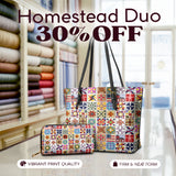 BloomNeedle QuiltGarden Charm Homestead Duo Bundle