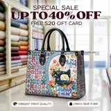 BloomNeedle Quilted Retirement Leather Bag