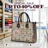 BloomNeedle Rustic Harmony Leather Bag