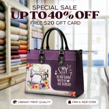 BloomNeedle SoulStitch Bloom Personalized Leather Bag