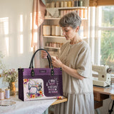BloomNeedle SoulStitch Bloom Personalized Leather Bag