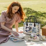 BloomNeedle Sewing Bloom Personalized Leather Bag