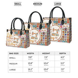 BloomNeedle QuiltJoy Bloom Personalized Leather Bag