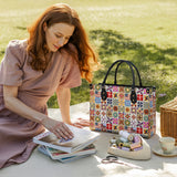 BloomNeedle QuiltGarden Charm Leather Bag