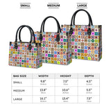BloomNeedle Fifty Patchwork States Leather Bag