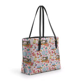 BloomNeedle Sew Sweet Bloom Leather Tote Bag