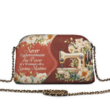 BloomNeedle Stitch Grace Leather Crossbody Bag