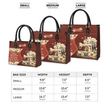 BloomNeedle Stitch Grace Personalized Leather Bag