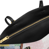 BloomNeedle Sew Much To Do Leather Tote Bag