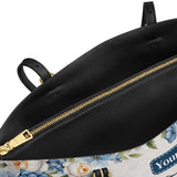 BloomNeedle Sewing Bloom Personalized Leather Tote Bag