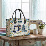 BloomNeedle Sewing Bloom Personalized Leather Bag