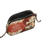 BloomNeedle Stitch Grace Leather Crossbody Bag