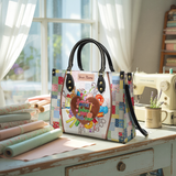 BloomNeedle Sew Much To Do Leather Bag
