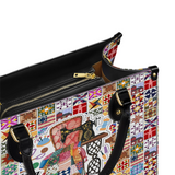 BloomNeedle Therapy Stitch Leather Bag