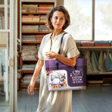 BloomNeedle SoulStitch Bloom Personalized Leather Tote Bag