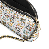 BloomNeedle SewBloom Charm Leather Crossbody Bag