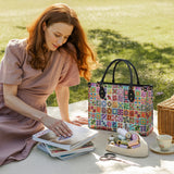 BloomNeedle Patchwork Melody Leather Bag