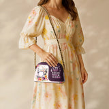 BloomNeedle SoulStitch Bloom Leather Crossbody Bag