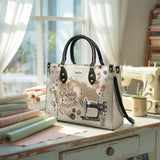 BloomNeedle SewPower Bloom Personalized Leather Bag