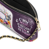 BloomNeedle SoulStitch Bloom Leather Crossbody Bag