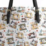 BloomNeedle SewBloom Charm Leather Tote Bag