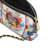 BloomNeedle Sew Much To Do Leather Crossbody Bag