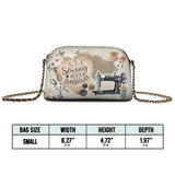 BloomNeedle SewPower Bloom Leather Crossbody Bag