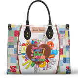 BloomNeedle Sew Much To Do Leather Bag