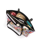 BloomNeedle Therapy Stitch Leather Tote Bag