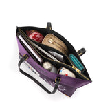 BloomNeedle SoulStitch Bloom Personalized Leather Tote Bag