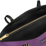 BloomNeedle SoulStitch Bloom Personalized Leather Tote Bag