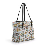 BloomNeedle SewBloom Charm Leather Tote Bag
