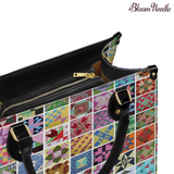 BloomNeedle Patchwork Melody Leather Bag
