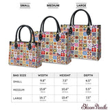 BloomNeedle QuiltGarden Charm Leather Bag