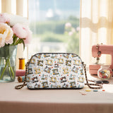 BloomNeedle SewBloom Charm Leather Crossbody Bag