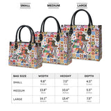 BloomNeedle Therapy Stitch Leather Bag