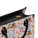 BloomNeedle Sew Sweet Bloom Leather Bag