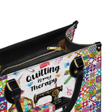 BloomNeedle Quilt Therapy Leather Bag