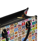 BloomNeedle Fifty Patchwork States Leather Bag