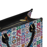 BloomNeedle Heritage Blocks Leather Bag