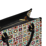 BloomNeedle Rustic Harmony Leather Bag