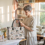 BloomNeedle Sewing Memories Leather Bag