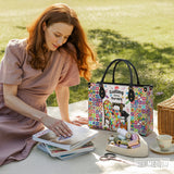 BloomNeedle Quilt Therapy Leather Bag